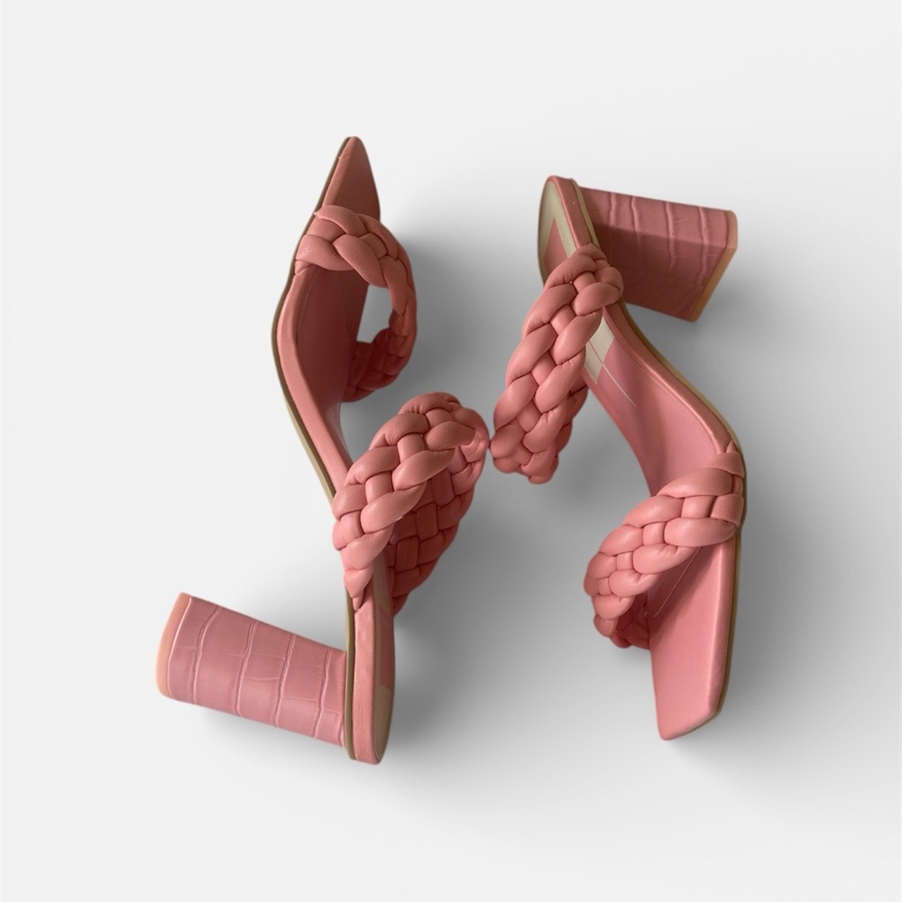 Dolce Vita Pink Braided Heels